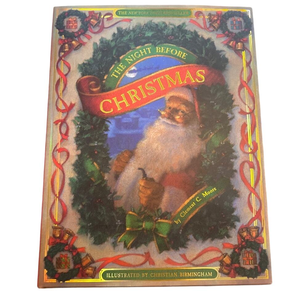 Classic The Night Before Christmas Hardcover Book-By Christian Birmingham